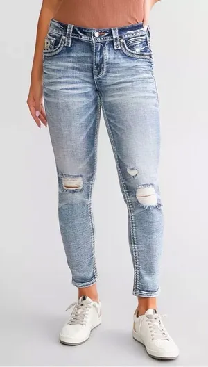 Rock Revival Maia Easy Ankle Skinny Stretch Jean Size 28 Inseam 24in thumbnail 1