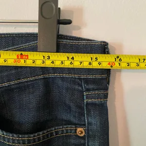 7 for all Mankind Dojo Capri Jeans Y2K Dark Wash Low Rise Retro Women's size 28 thumbnail 8