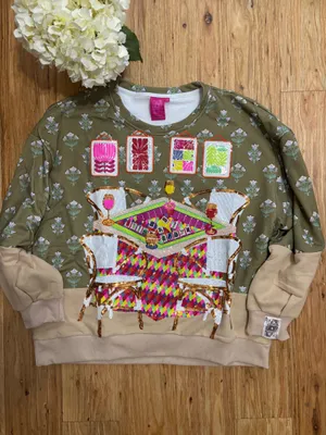 Queen of Sparkles Mahjong Sweatshirt thumbnail 2