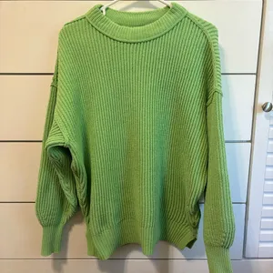 Aerie Beyond Chenille Sweater Green thumbnail 2