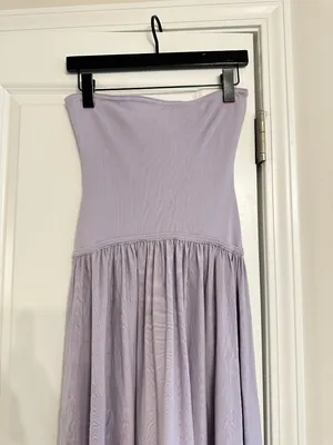 SOLID & STRIPED The Strapless Soglio Dress in Lilac Pastel Size Small thumbnail 5