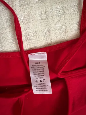 Tight mid length dress Red thumbnail 2