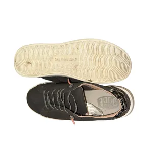 Hey Dude‎ Karina Women's Size 9 Black Sneakers Snakeskin Heel Slip On Shoes thumbnail 7