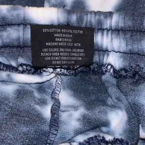 True Religion Tie Dyed Sweat/Lounge Pants Blue/White w/Silver Logo‎ on Side Med thumbnail 6