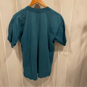 Vintage 90’s soft cotton aqua Channel Islands dolphin embroidery t-shirt thumbnail 5