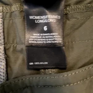 The North Face Cargo Shorts Nylon Flat Front Multi-Pocket New Green 6L thumbnail 3
