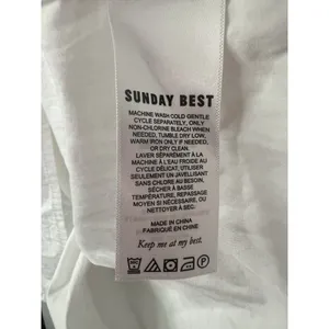 Aritzia Sundays‎ Best The Kay Dress White Mini Puff Sleeve Smocking Size S thumbnail 10