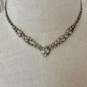 Rhinestone necklace thumbnail 1