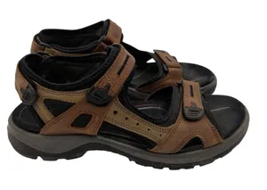 ECCO Yucatan Offroad Sandals Womens 40 US 9-9.5 Bison Brown Leather 069563-52524 thumbnail 1