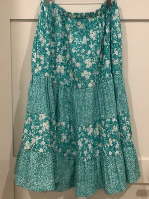 Susan Graver Tiered Skirt thumbnail 2