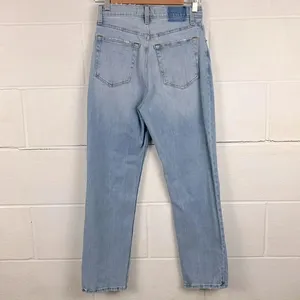 Abercrombie & Fitch the ankle straight ultra high rise curve love light jean thumbnail 3