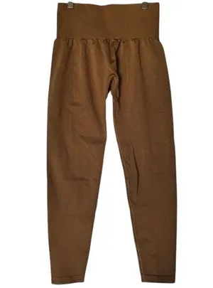 NVGTN Seamless Leggings Brown Womens Large NWT thumbnail 1