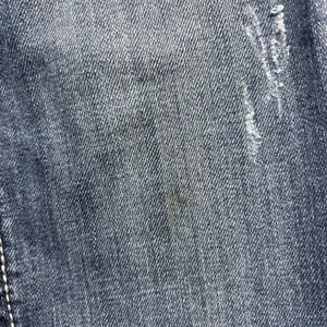 Miss Me Buckle Mid Rise Straight Embellished Flap Denim Blue Jeans 29/28 thumbnail 8