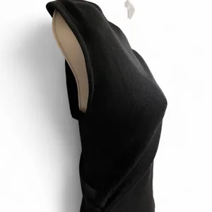 SNDYS Leena Maxi Dress in Black - Off-Shoulder Cotton Knit - Size S thumbnail 6