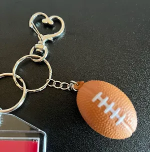 49ers Fan‎ Keychain for Keys Bags and Backpacks thumbnail 1