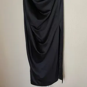 House‎ of CB XL D-DD Adrienne black satin strapless corset maxi dress NWOT thumbnail 7