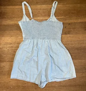As You Wish Denim Romper thumbnail 2