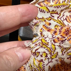 Urban Outfitters Floral Puff Sleeve Peasant Boho Crop Top Size Small thumbnail 10