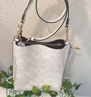 coach Mollie Bucket Bag 22 In Signature Canvas CA582 thumbnail 3