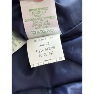 Lilly Pulitzer Noella Low Tide Down Puffer Vest‎ Small Navy Blue Ombre thumbnail 6