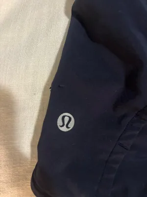 Navy Lululemon Speed Up Shorts 4" thumbnail 3