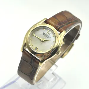 Kenneth Cole Reaction Gold-tone Mother Pearl Dial Women’s Watch Working thumbnail 2