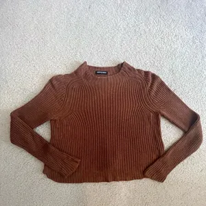 American Apparel Aslan Sweater Size Small Long Sleeve Crop Brown Light‎ Sweater thumbnail 3