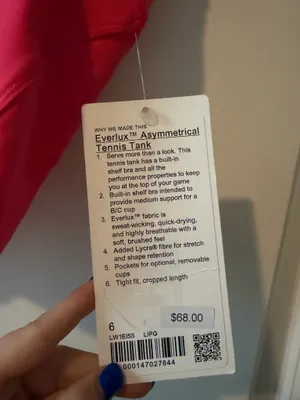Lululemon Asymmetrical Tennis Tank Everlux thumbnail 3
