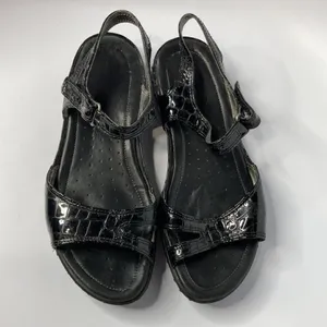 Ecco black‎ sandals size 39 thumbnail 2
