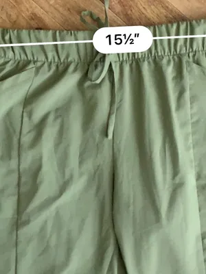 Reel Legends Olive Green Wide-Leg Crop Pants thumbnail 12