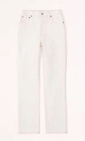Abercrombie Curve Love Ultra High Rise 90s Straight Jean 25 short thumbnail 3