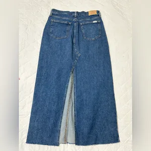 Levi's Blue Denim Skirt thumbnail 6