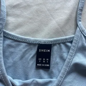 SHEIN Sky Blue Sleeveless Top thumbnail 2
