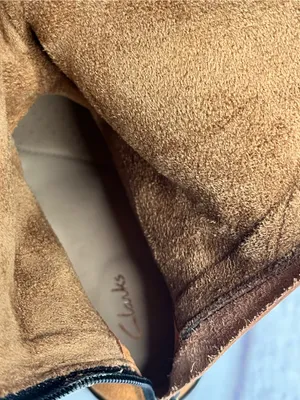 Clarks Pure Ride Dark Tan Suede Women's Knee High Boots size 6 new thumbnail 6