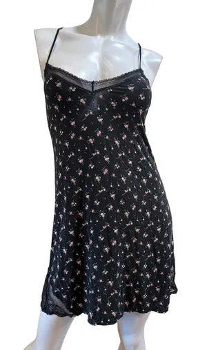 Victoria's Secret Lacey Strappy Mesh Coquette Floral Dainty Dreamy Whimsigoth Slip Dress XS thumbnail 1