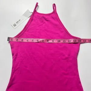 Zara Women's High Neck Pink Thin Strap Bodysuit Sz S thumbnail 2