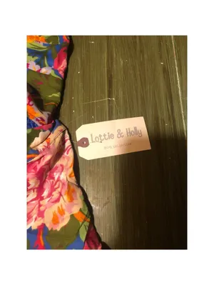 B.O.G. Collective Lottie & Holly Floral Cropped Tank Top & Ruffle Skort Set M thumbnail 5