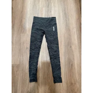 Gymshark‎ Adapt Animal Seamless Leggings Womens XS Black Grey Zebra GLLG4296-BK thumbnail 2