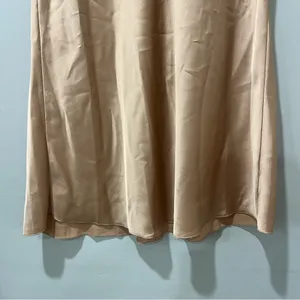 New‎ Collection Skirt MIDI Size Medium Peach Tan Cocktail Party NEW thumbnail 3