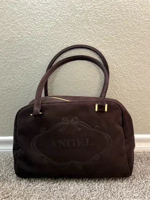 Victoria’s Secret Angel Y2K Chocolate Brown Top Handle Bowler Handbag thumbnail 10
