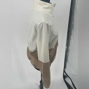 Blue pepper, women's tan and cream jacket, size‎ small thumbnail 4