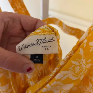 Universal Thread EUC Women's Pullover Maxi Sundress Yellow Floral Size M thumbnail 3