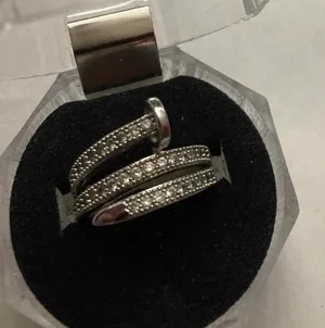 Woman “ nail ” fashion ring 💥 size 8 thumbnail 1