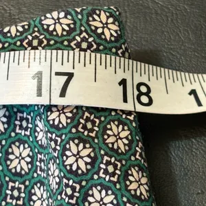 J. Jill Black and Cream Geometric A-Line Skirt thumbnail 9