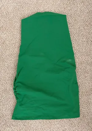 H&M Emerald Green Strapless Tube Dress Top thumbnail 1