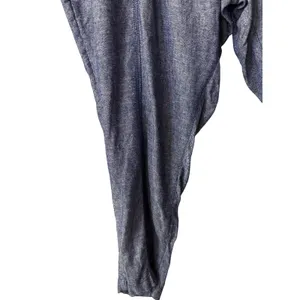 Old Navy Womens‎ XXL Blue Linen Blend Elastic Waist Tapered Leg Chambray Pants thumbnail 4