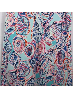 Lilly Pulitzer Seashell Print Sleeveless Shift Dress Women’s Large Coastal thumbnail 3