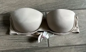 PINK Victoria's Secret Convertible Strapless Bra in Light Nude thumbnail 1