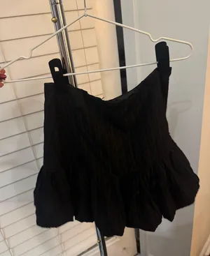 Black strapless top  thumbnail 1