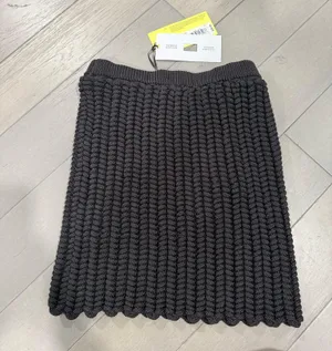 Knitted Black Skirt thumbnail 4